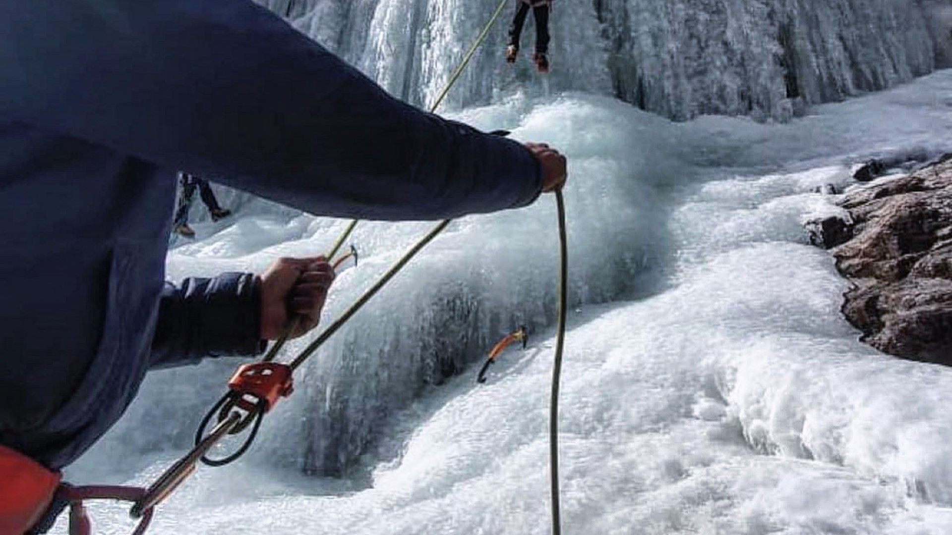 Nornep Waterfall Ice Climbing